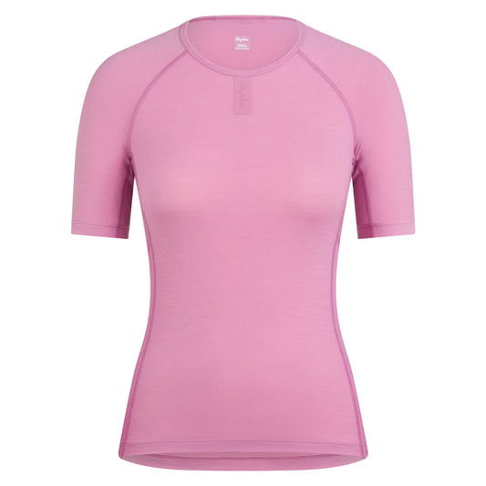 Rapha Women's Merino Base Layer II Short Sleeve - Dusty Mauve CIB01SSMVMXXS,CIB01SSMVMXSM,CIB01SSMVMSML,CIB01SSMVMMED,CIB01SSMVMLRG,CIB01SSMVMXLG image 1