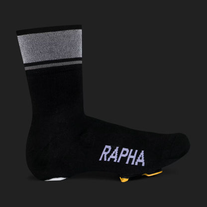 Rapha Unisex Reflective Oversocks, Black