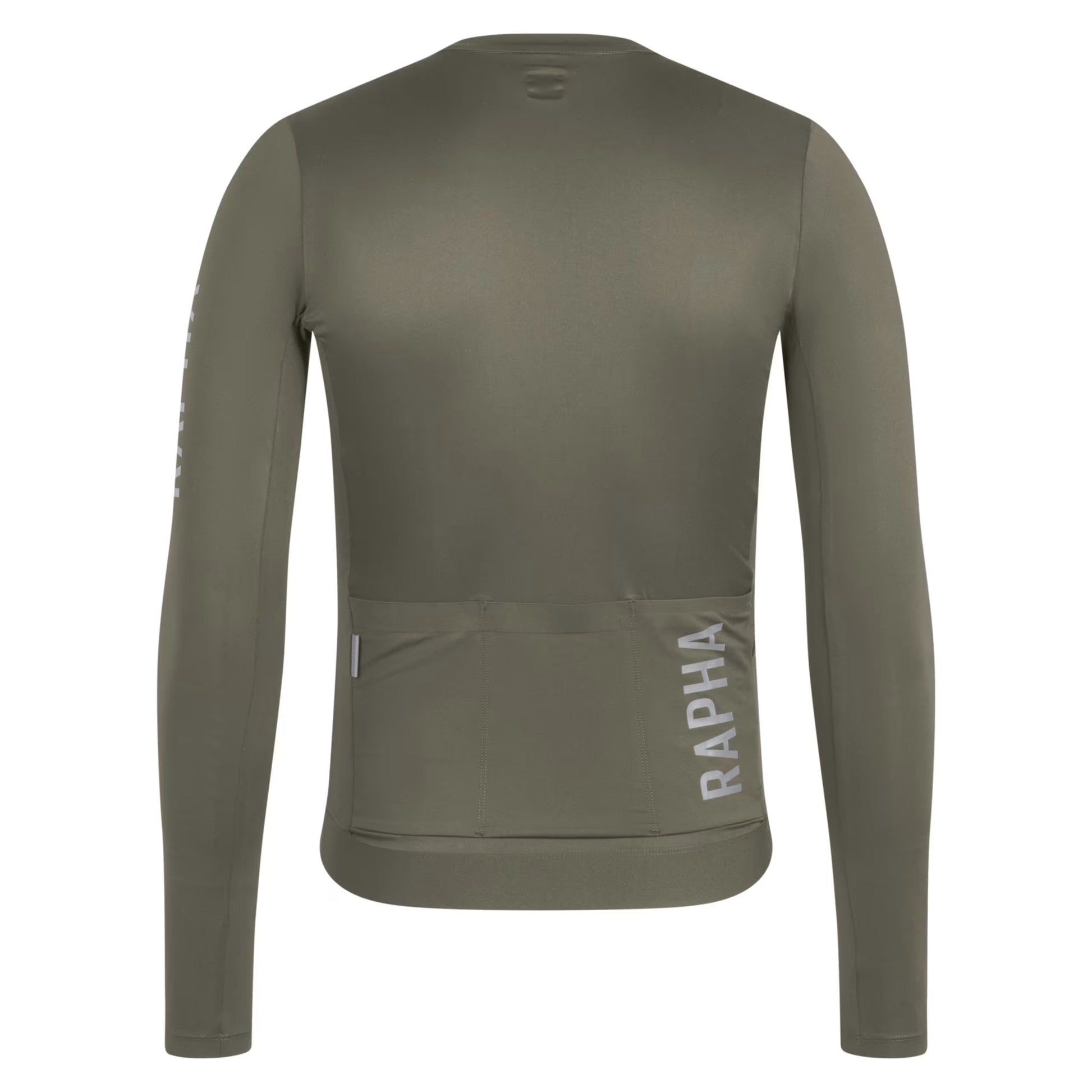 Rapha 2026 Men's Pro Team Long Sleeve Lightweight Jersey, Moss Green/Smoky Silver image 2