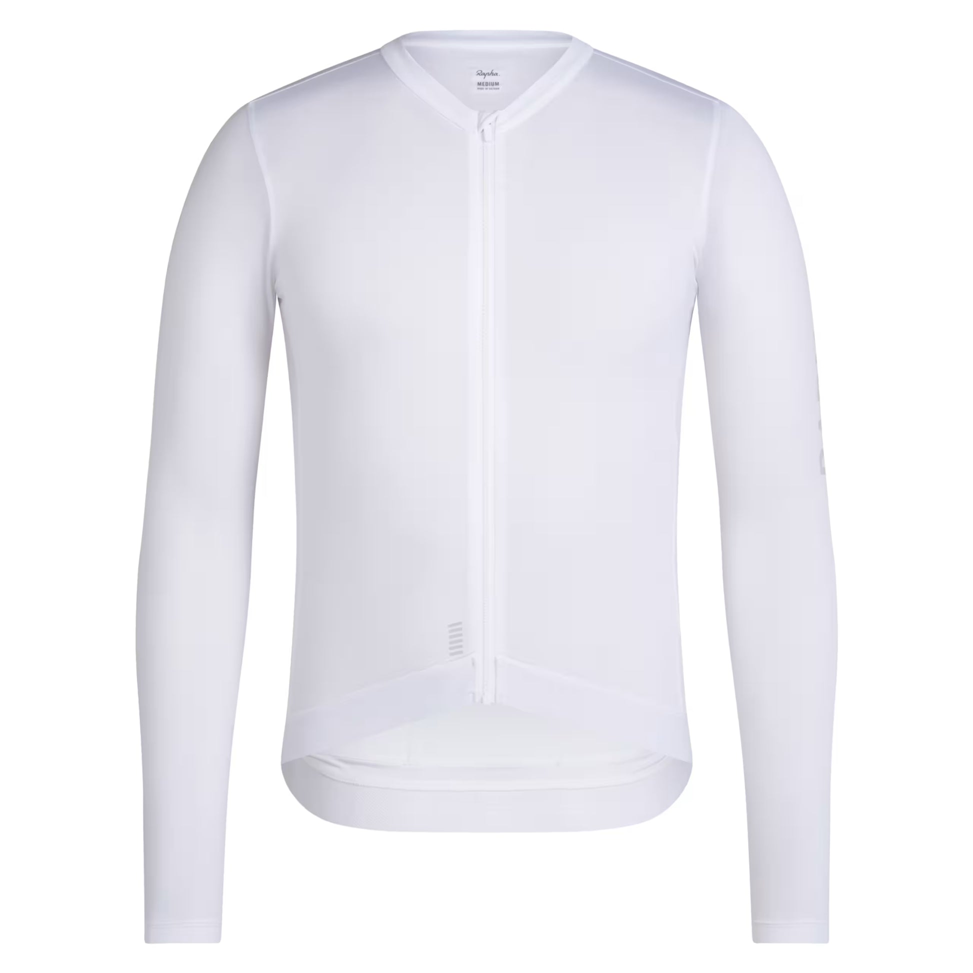 Rapha 2026 Men's Pro Team Long Sleeve Lightweight Jersey, White/Silver image 1