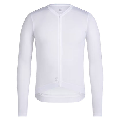 Rapha 2026 Men's Pro Team Long Sleeve Lightweight Jersey, White/Silver image 1