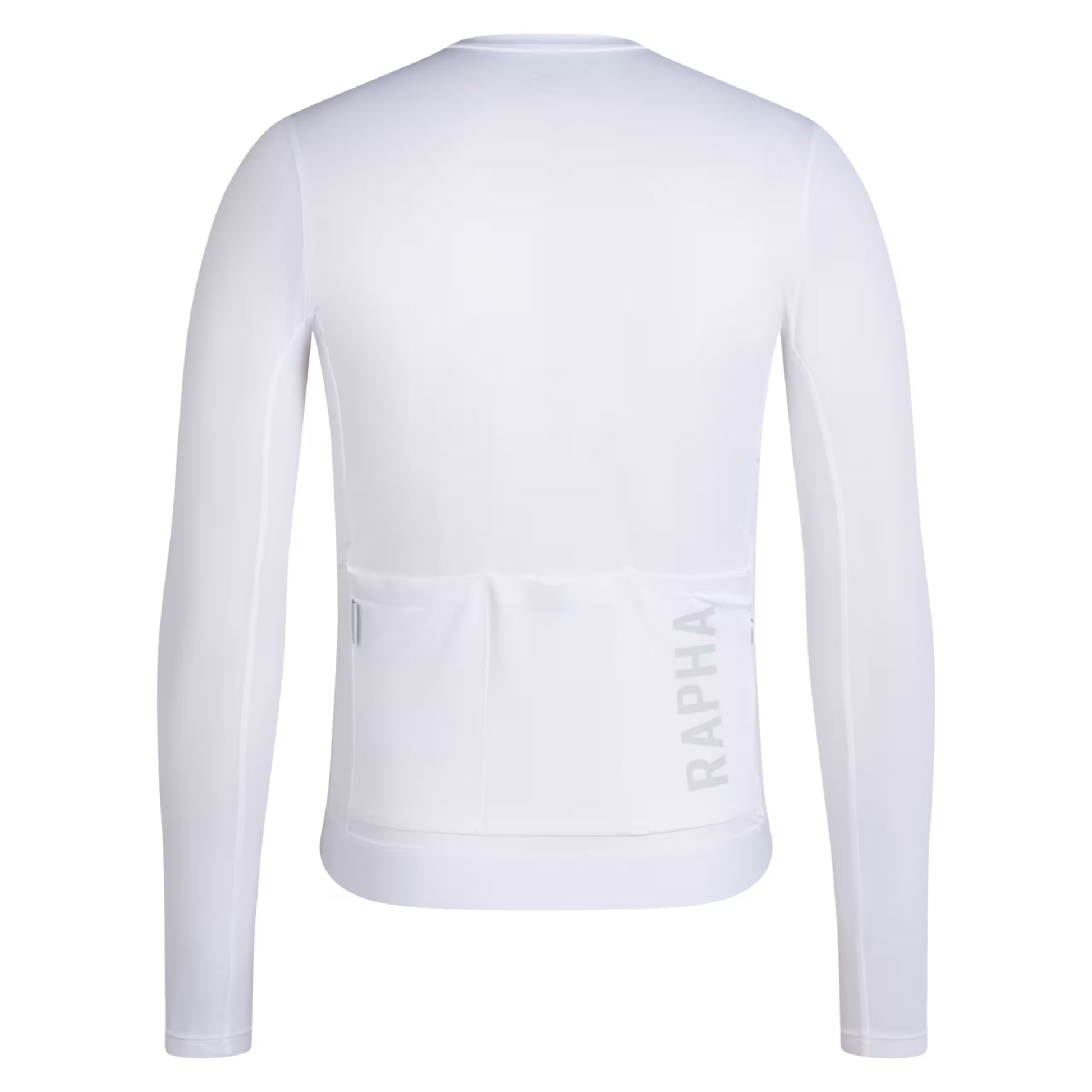 Rapha 2026 Men's Pro Team Long Sleeve Lightweight Jersey, White/Silver image 2