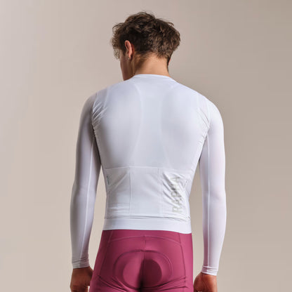 Rapha 2026 Men's Pro Team Long Sleeve Lightweight Jersey, White/Silver image 5