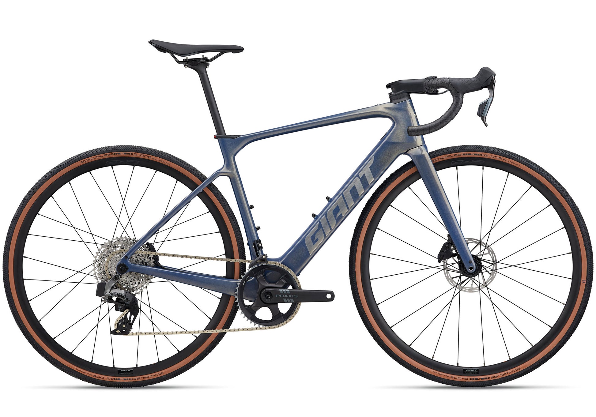 2026 Giant Defy Advanced E+ Elite AR Men's Electric Road Bike, Midnight Moon