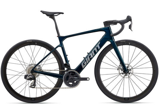 2026 Giant Defy Advanced E+ Elite 0 Men's Electric Road Bike, Mariana Blue