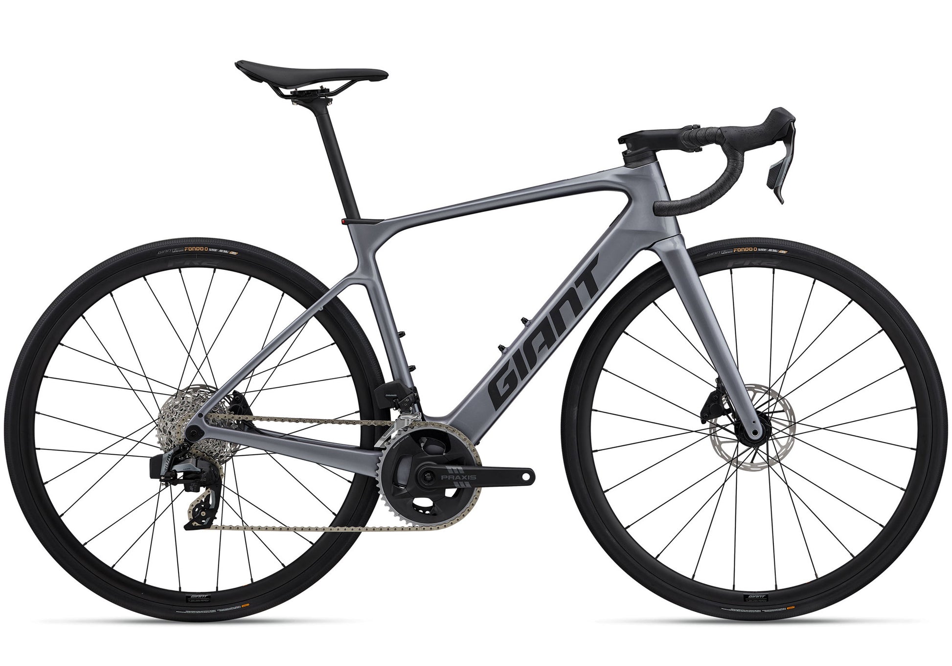 2026 Giant Defy Advanced E+ Elite 2 Men's Electric Road Bike, Mercury