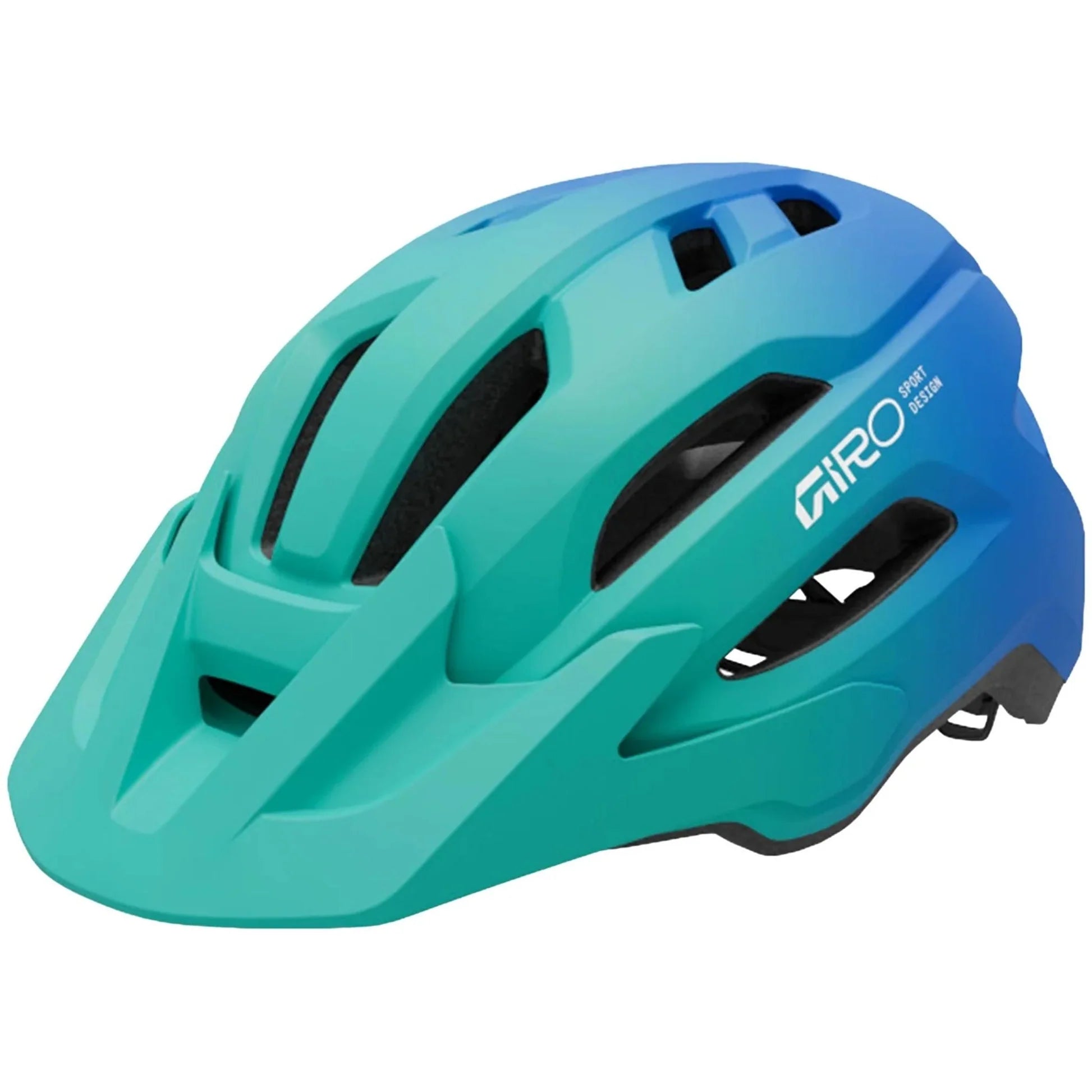 Giro Fixture II MTB/Commuting Helmet 50-57cm - Matt Aqua Green/Blue Jewel image 1