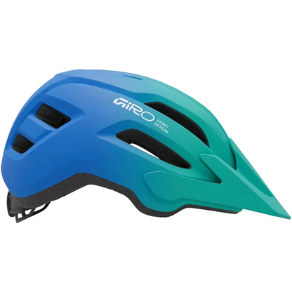 Giro Fixture II MTB/Commuting Helmet 50-57cm - Matt Aqua Green/Blue Jewel image 2