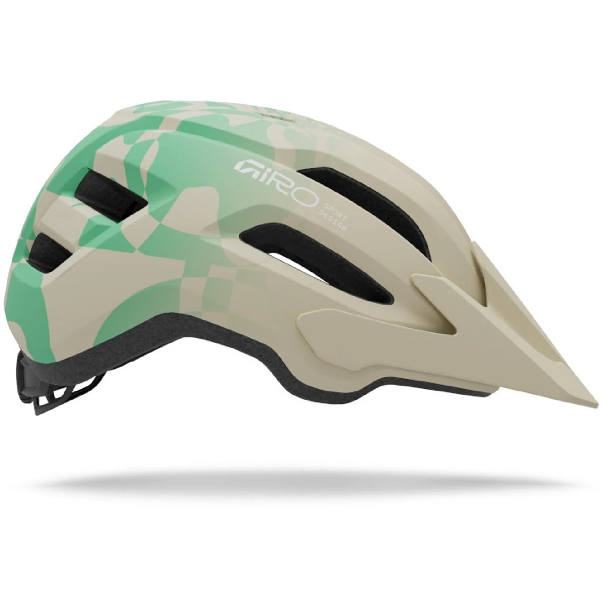 Giro Fixture II MIPS MTB/Commuting Helmet 54-61cm - Matt Stone/Green Rush image 1