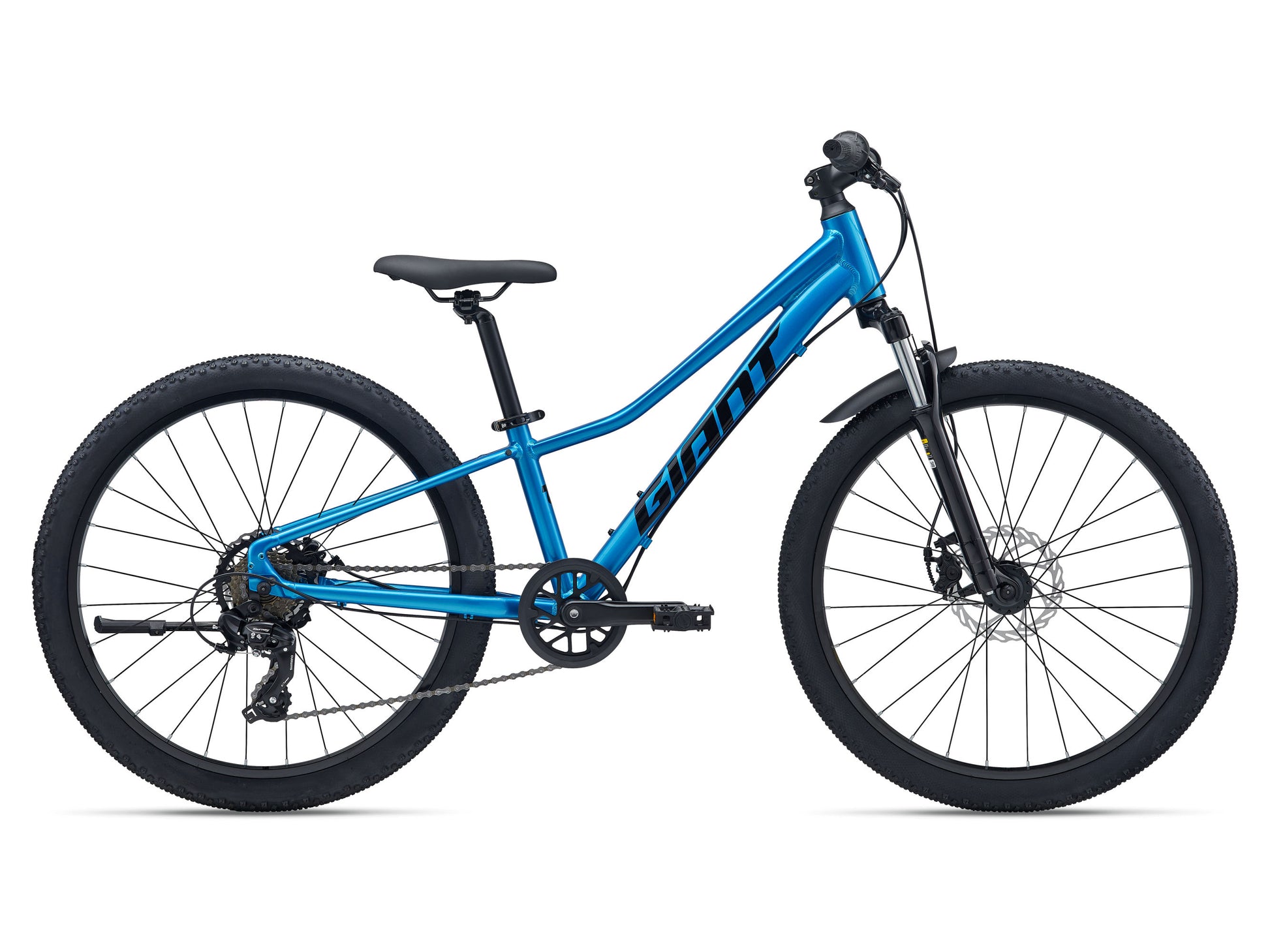 2026 Giant Talon 24 Disc Boys Mountain Bike, Metallic Blue