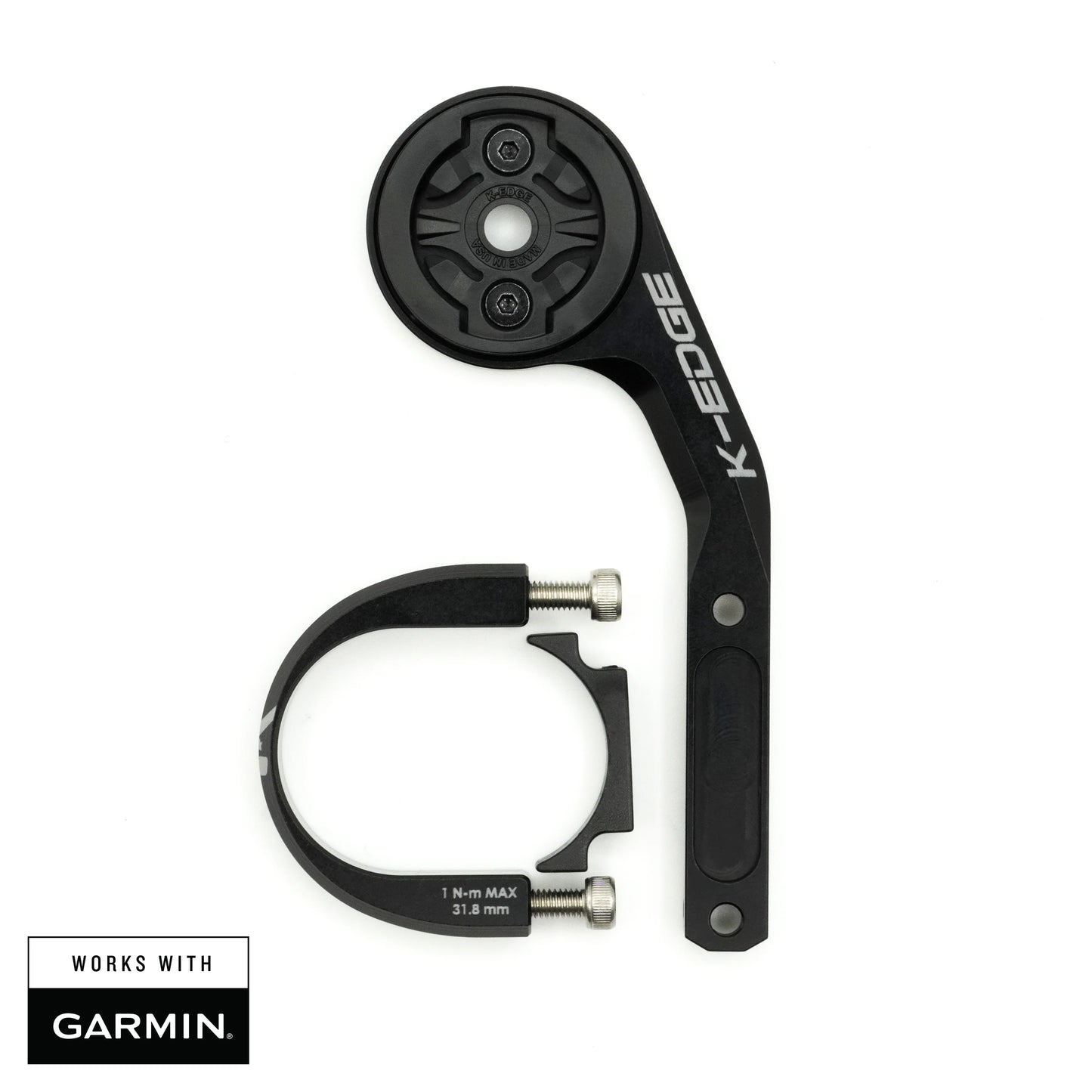 K-Edge Sport Computer Mount for Garmin K13-1100-31.8-BLK image 2