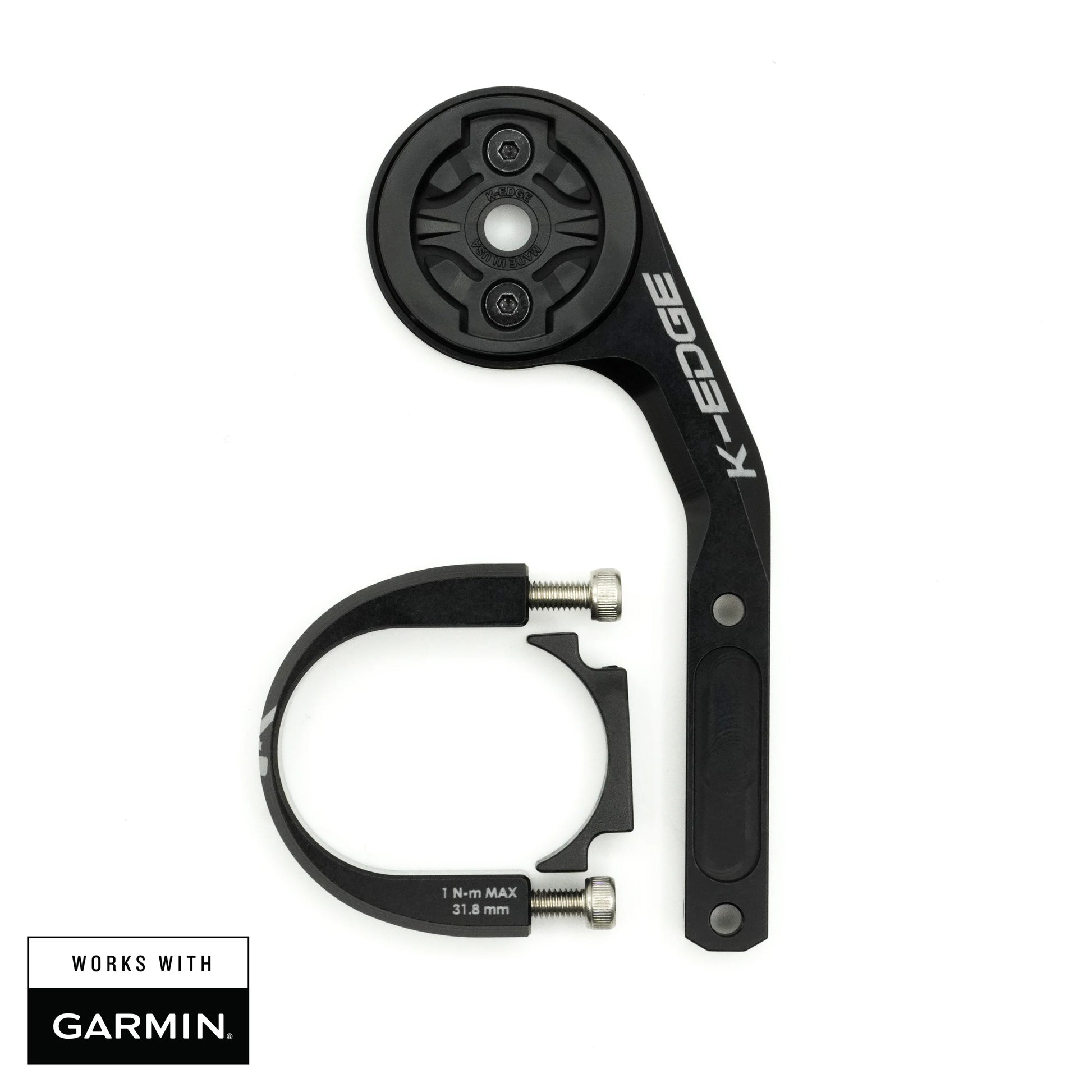 K-Edge Sport Computer Mount for Garmin K13-1100-31.8-BLK image 2