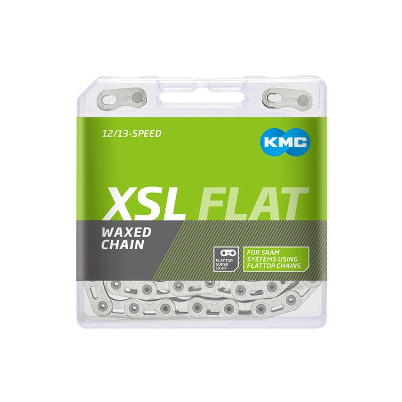 KMC XSL SRAM 12/13 speed Flattop Chain - Pre Waxed 126 links image 2