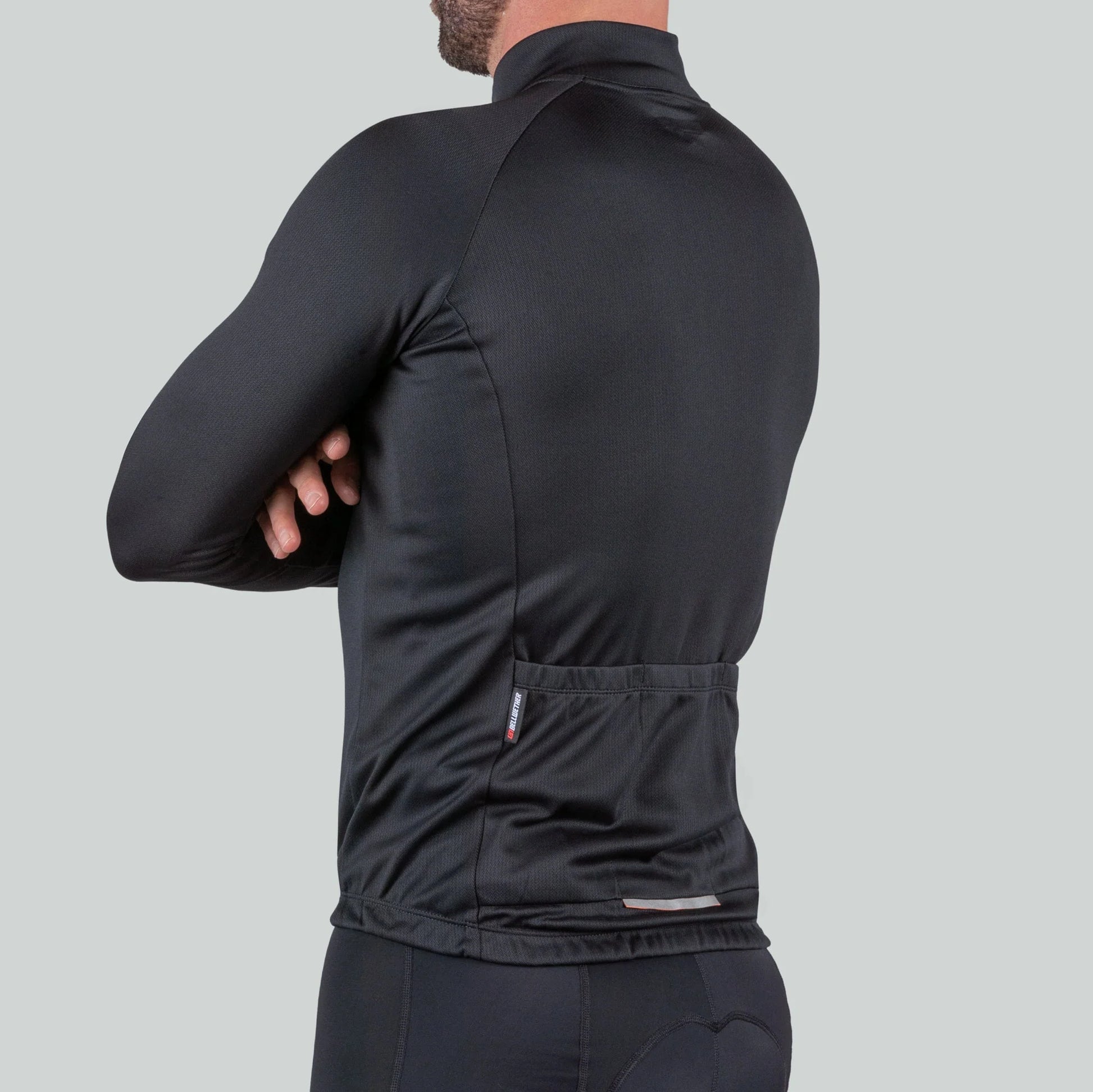 Bellwether Men's Draft Cycling Jersey - Black image 3