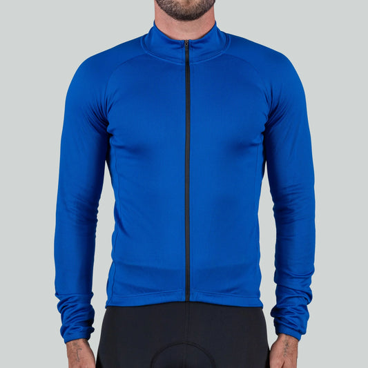Bellwether Men's Draft Long Sleeve Cycling Jersey - Royal image 1