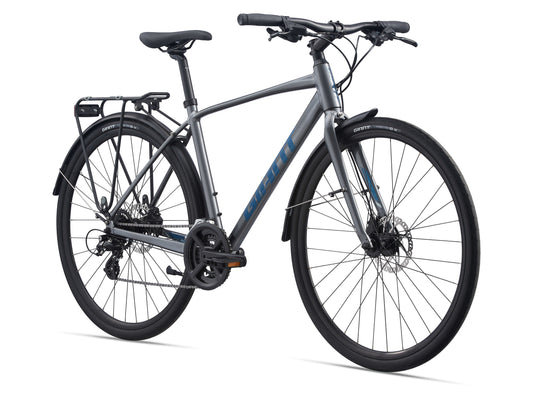 Giant Cross City 2 Equipped, Charcoal, Men's Urban/Fitness Bike 2230111124 image 1