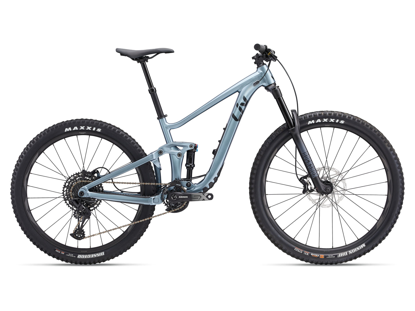 2023 Giant Liv Intrigue LT 2 Women's Mountain Bike, Aged Denim image 3