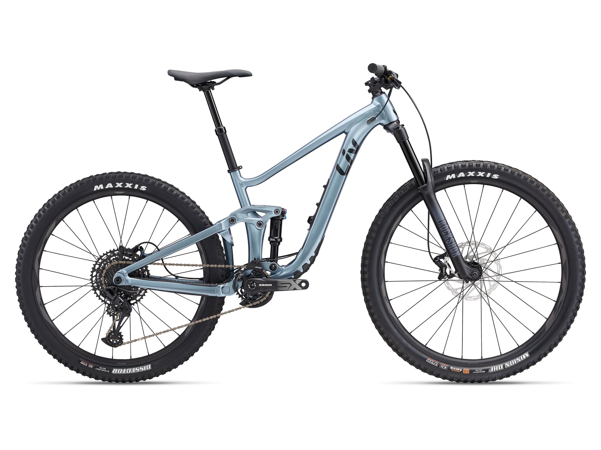 2023 Giant Liv Intrigue LT 2 Women's Mountain Bike, Aged Denim image 3