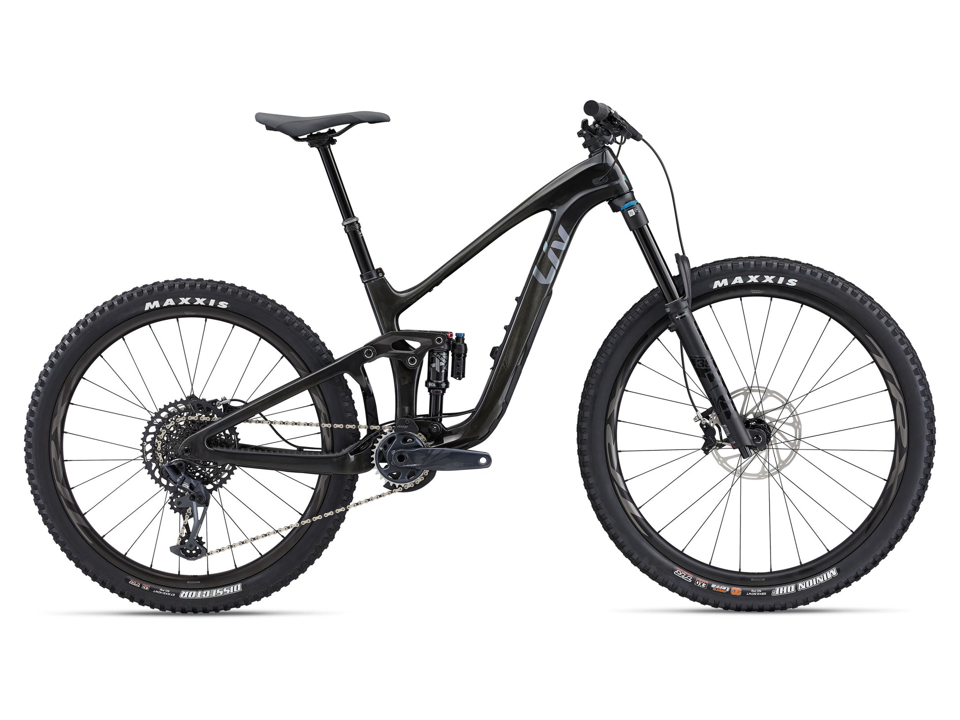 Giant Liv Intrigue LT Advanced Pro 1 Women's Mountain Bike, Raw Carbon image 3