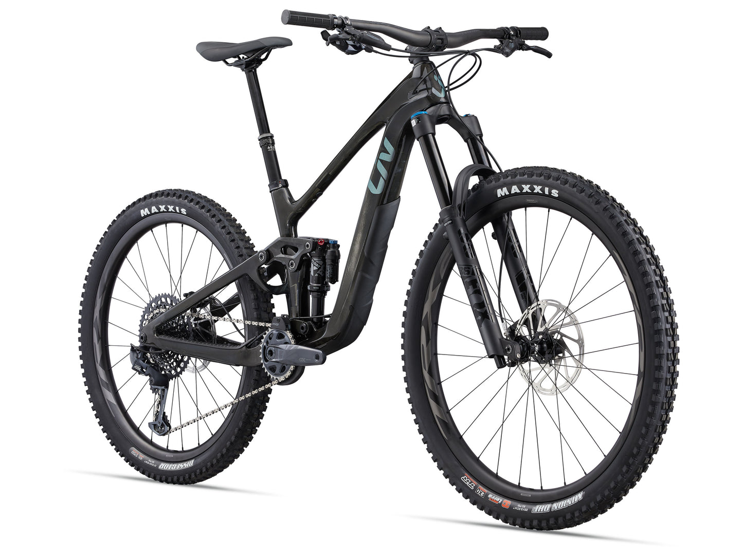 Giant Liv Intrigue LT Advanced Pro 1 Women's Mountain Bike, Raw Carbon image 1