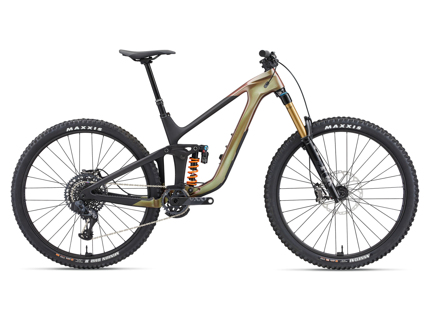 2023 Giant Reign Advanced Pro 0 Men's Mountain Bike, Messier/Carbon image 3
