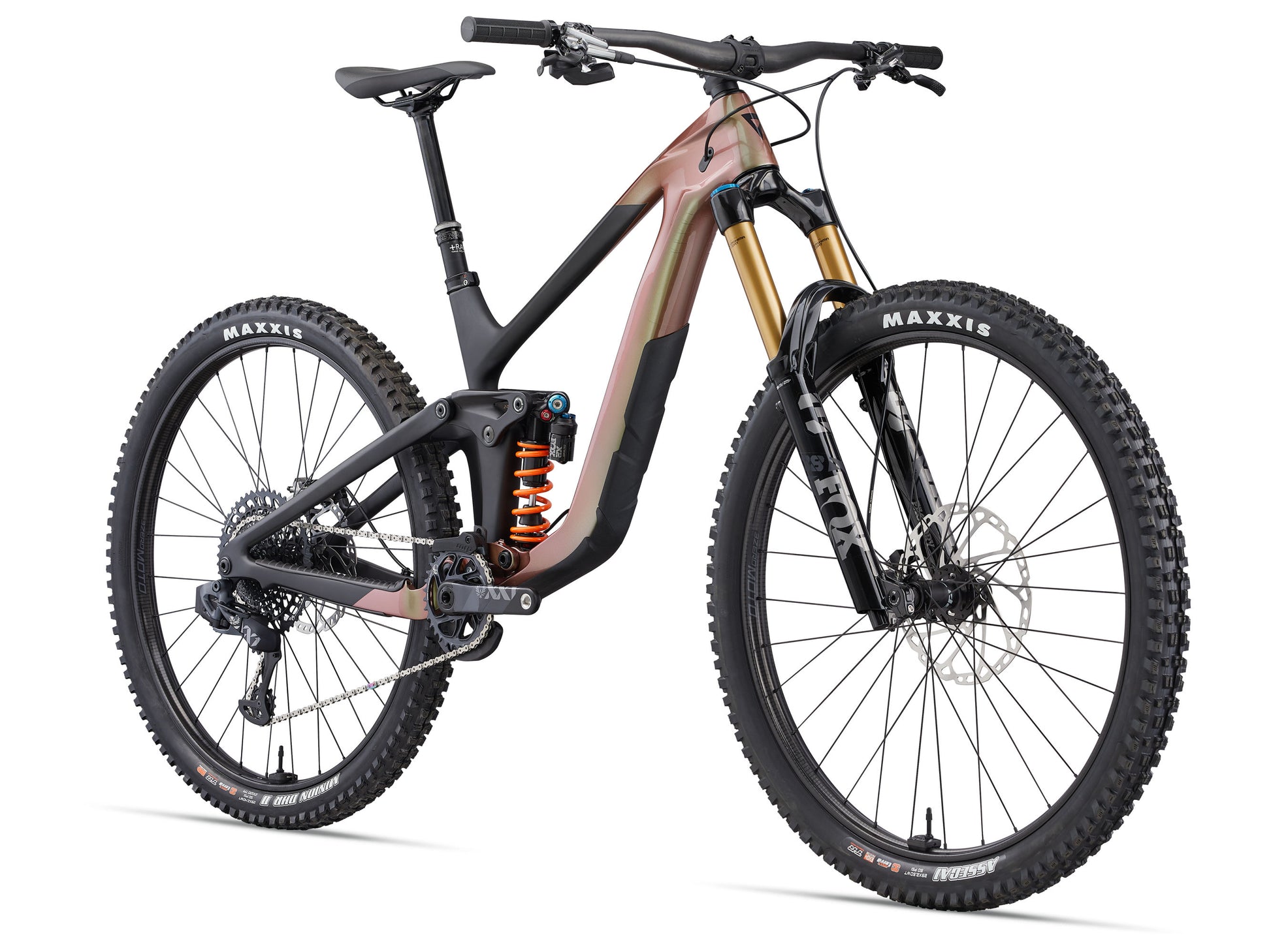 2023 Giant Reign Advanced Pro 0 Men's Mountain Bike, Messier/Carbon image 1