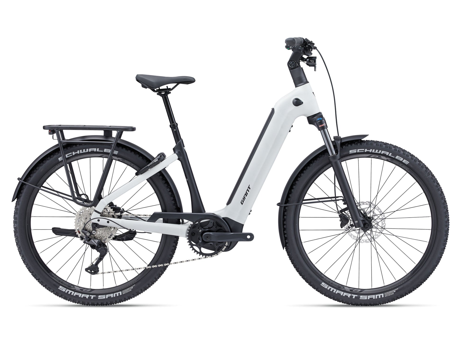Giant AnyTour X E+ 3 Men's Electric Urban Bike, Snow Drift