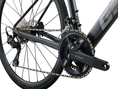 2026 Giant Contend SL0 Men's Road Endurance Bike, Silver/Charcoal image 4