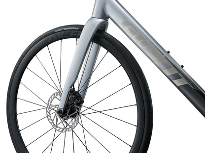 2026 Giant Contend SL0 Men's Road Endurance Bike, Silver/Charcoal image 6