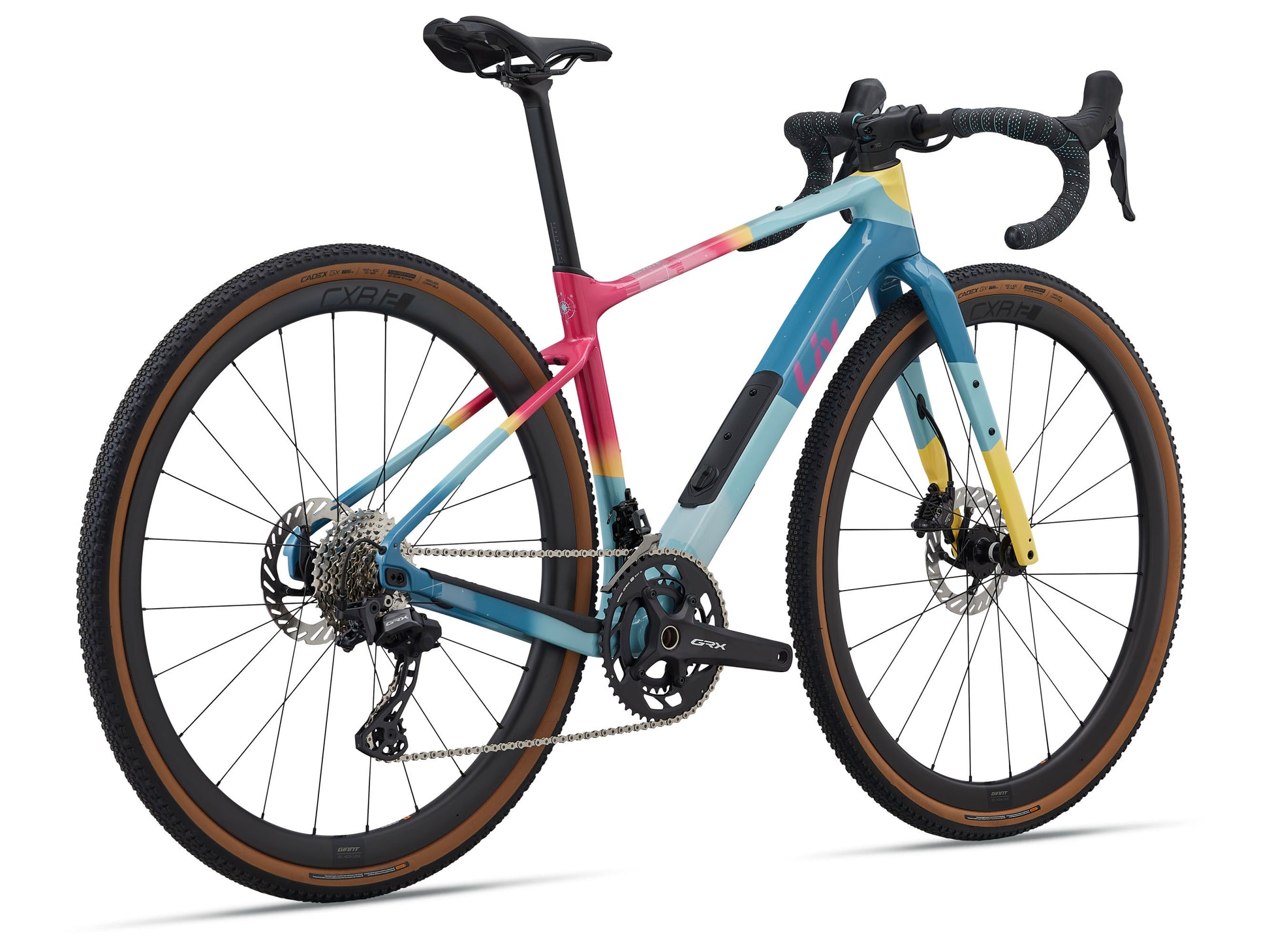 2026 Giant Liv Devote Advanced 0-SE Women's Gravel/Adventure Bike - Tropical Collage 9032028103,9032028104,9032028105 image 3