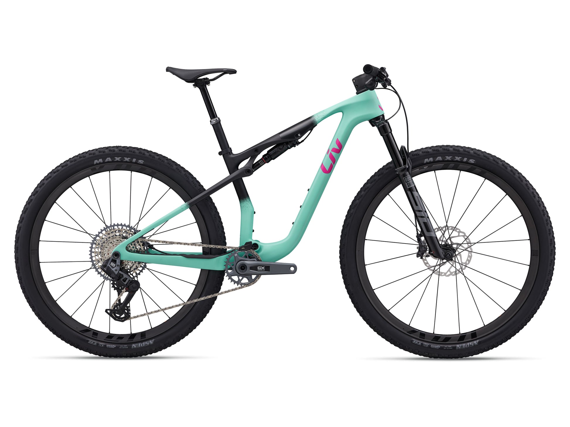 2026 Giant Liv Pique Advanced SL 1 Women's Mountain Bike - Lake Green/Black 9072011103,9072011104,9072011105,9072011107 image 2
