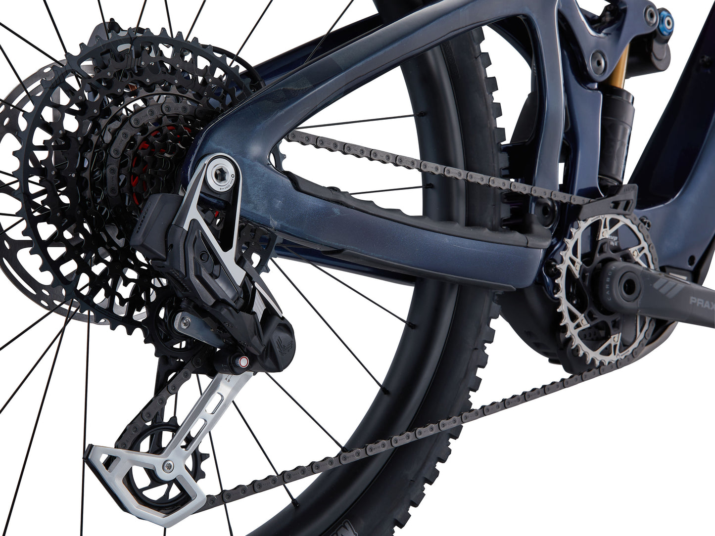 2026 Giant Reign Advanced E+ 0 Men's Electric Mountain Bike - Purple Haze/Metallic Navy image 8 6461000104,6461000105,6461000107,6461000108