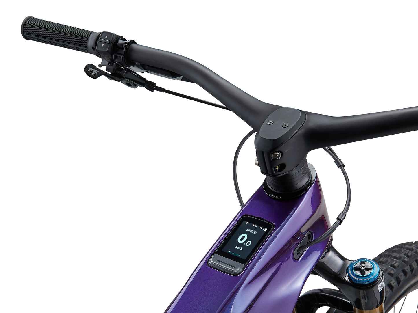 2026 Giant Reign Advanced E+ 0 Men's Electric Mountain Bike - Purple Haze/Metallic Navy image 6 6461000104,6461000105,6461000107,6461000108