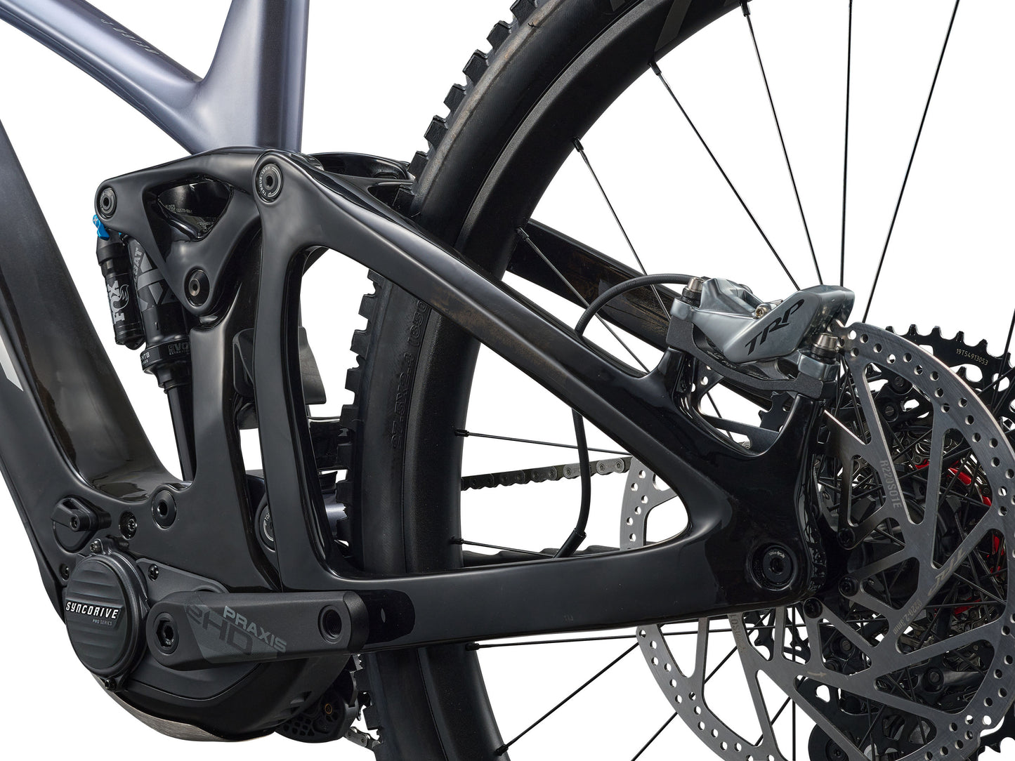 2026 Giant Reign Advanced E+ 1 Men's Electric Mountain Bike - Mercury/Carbon Smoke image 7 6461001104,6461001105,6461001107,6461001108