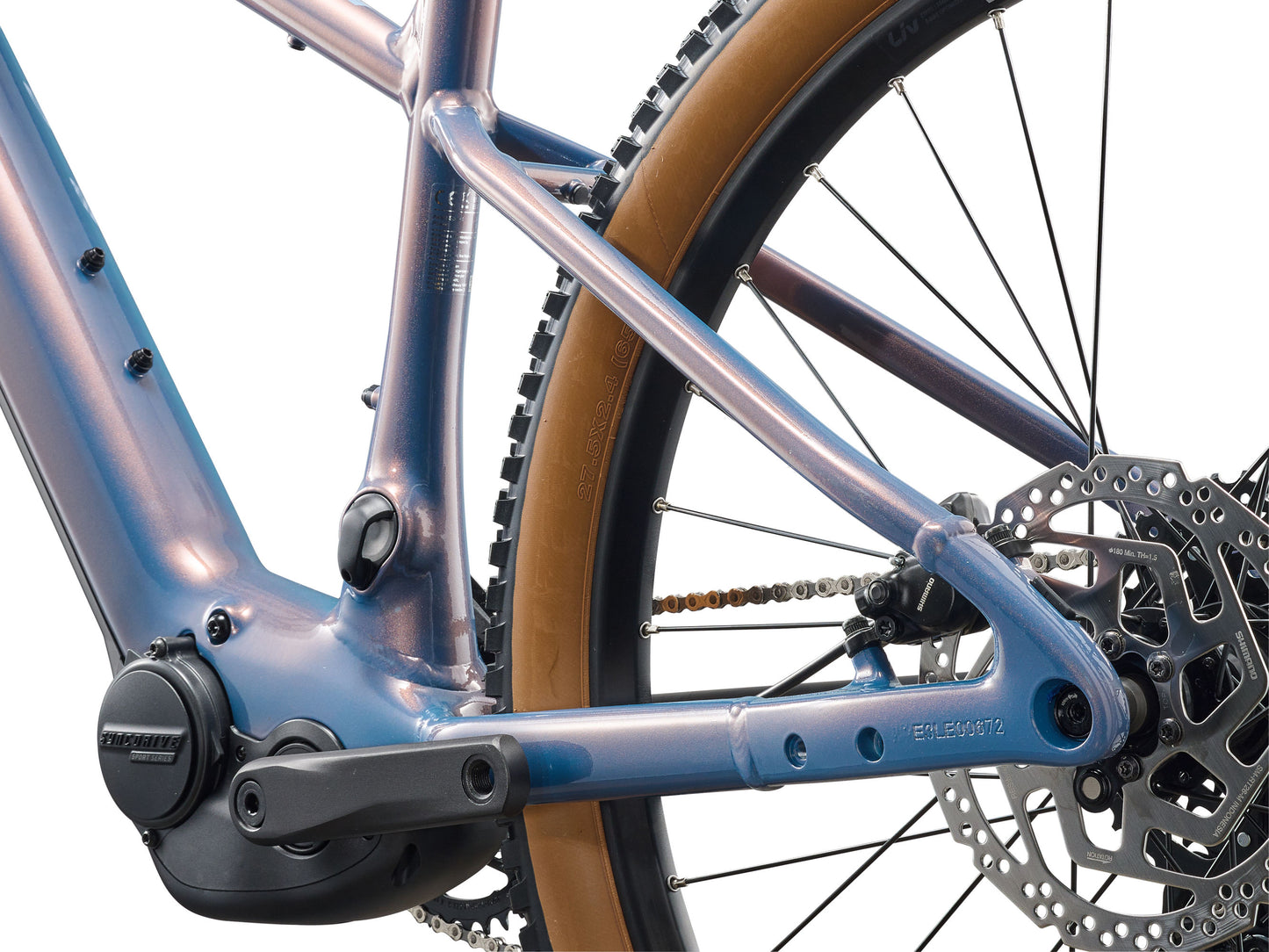 2026 Giant Liv Tempt E + Women's Electric Mountain Bike, Lunar Eclipse image 4