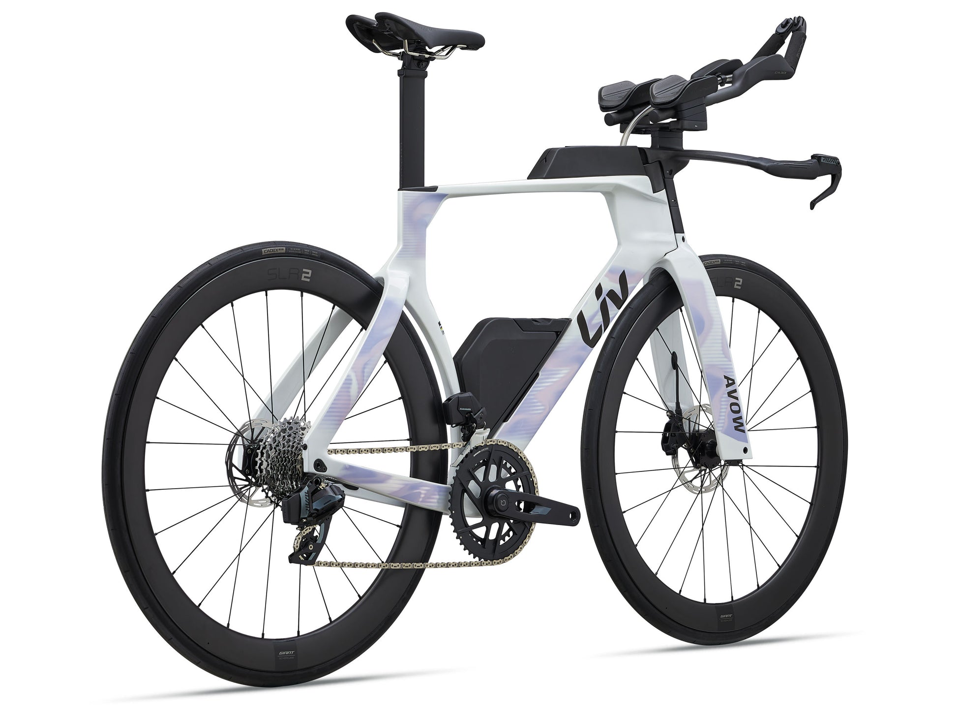 2027 Giant Liv Avow Advanced SL 2 Women's Time Trial Thriathlon Bike, Pearl White image 2