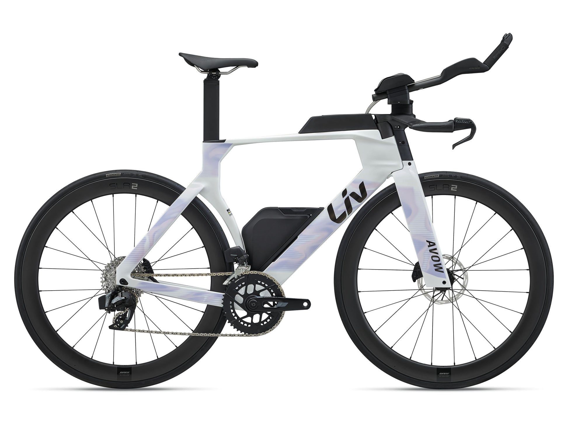 2027 Giant Liv Avow Advanced SL 2 Women's Time Trial Thriathlon Bike, Pearl White image 1
