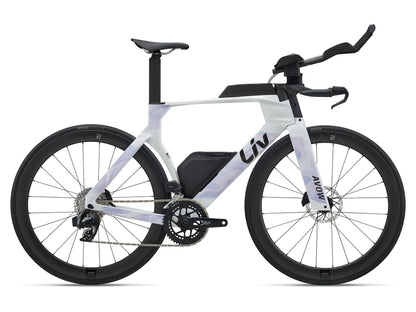 2027 Giant Liv Avow Advanced SL 2 Women's Time Trial Thriathlon Bike, Pearl White image 1
