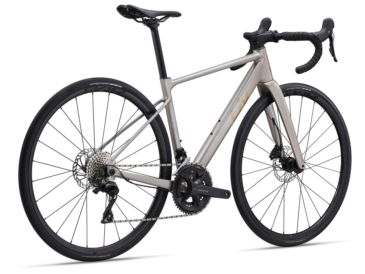 2027 Giant Liv BeLiv AR 0 Women's Endurance Road Bike, Camel Silk image 3