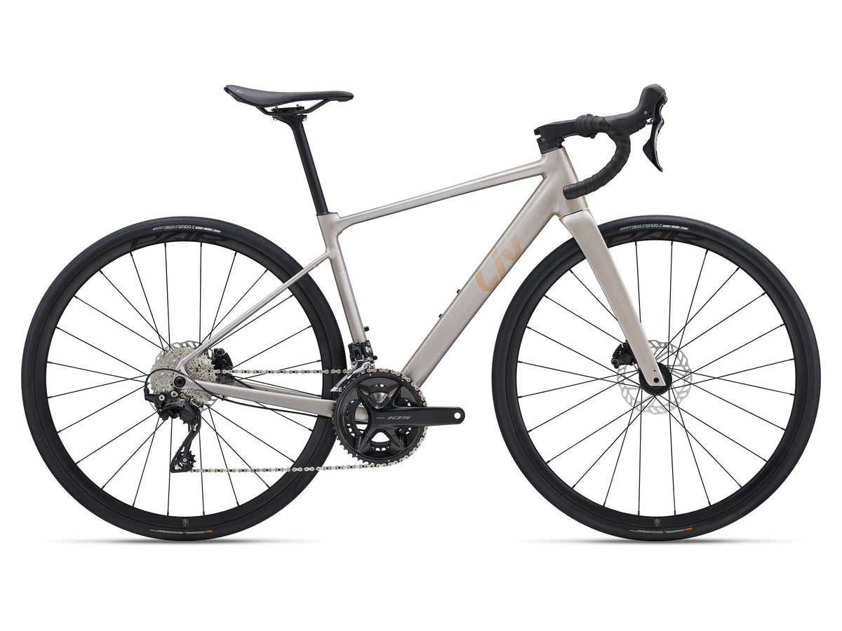 2027 Giant Liv BeLiv AR 0 Women's Endurance Road Bike, Camel Silk image 2