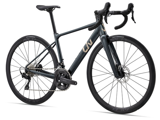 2027 Giant BeLiv SL 0 Women's Endurance Road Bike, Asphalt Green image 1