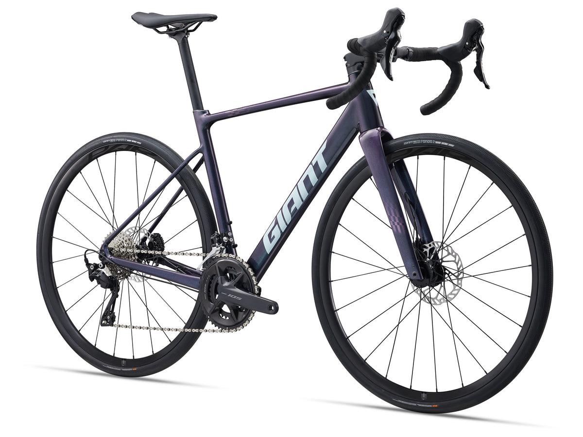 2027 Giant Contend AR 0 Men's Endurance Road Bike - Arctic Light image 1