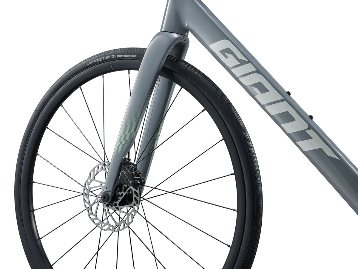 2027 Giant Contend AR 1 Men's Endurance Road Bike - Stardust Grey image 8
