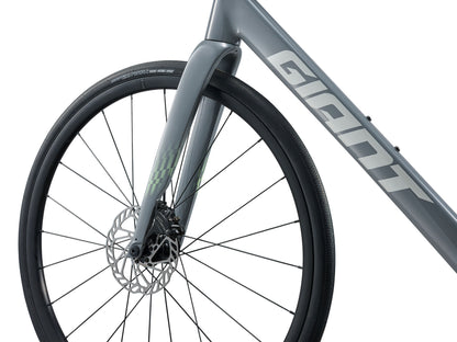 2027 Giant Contend AR 1 Men's Endurance Road Bike - Stardust Grey image 8