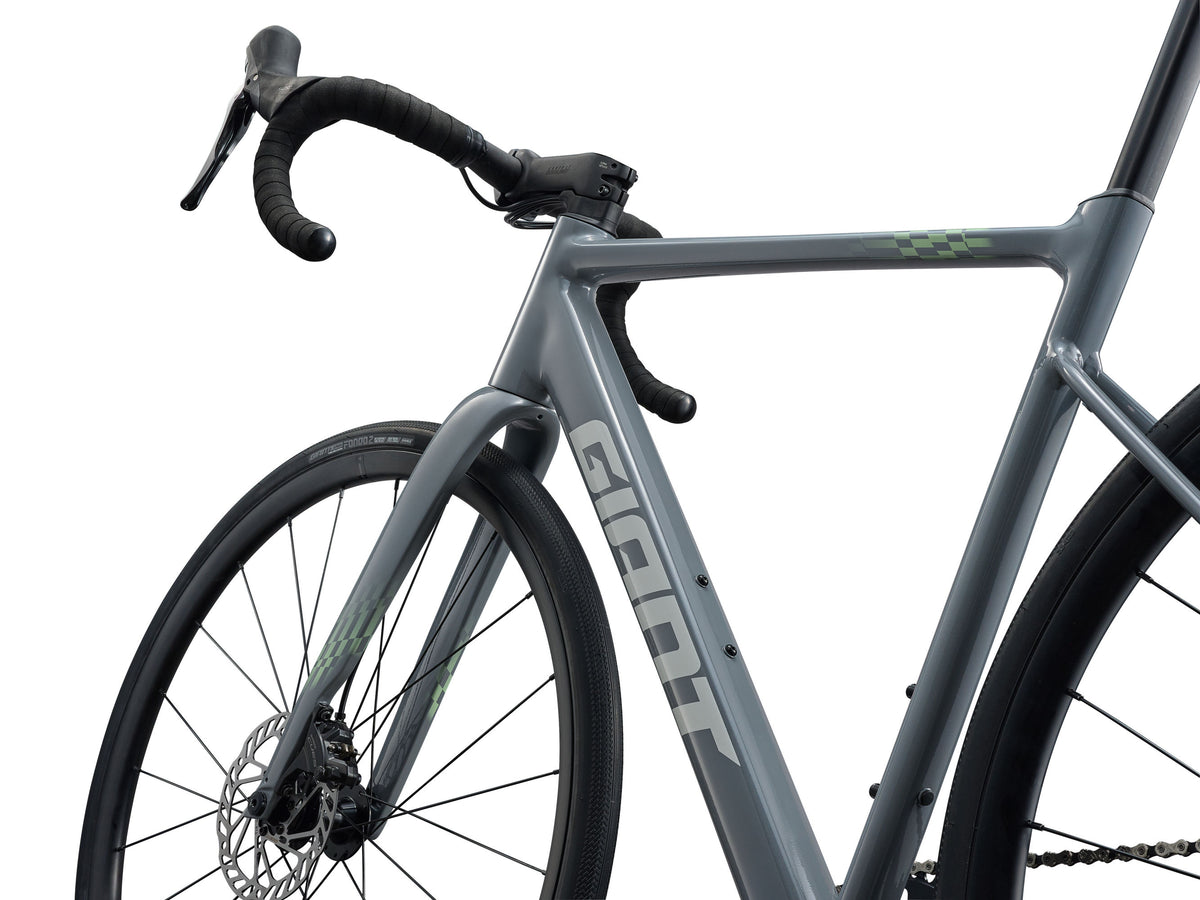 2027 Giant Contend AR 1 Men's Endurance Road Bike - Stardust Grey image 9