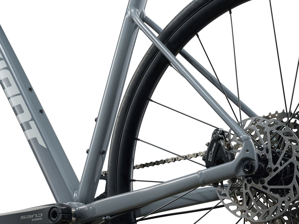 2027 Giant Contend AR 1 Men's Endurance Road Bike - Stardust Grey image 7