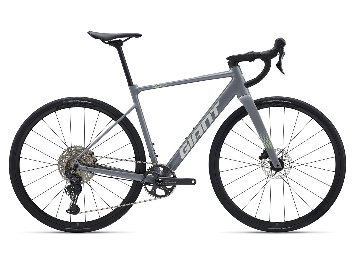 2027 Giant Contend AR 1 Men's Endurance Road Bike - Stardust Grey image 2