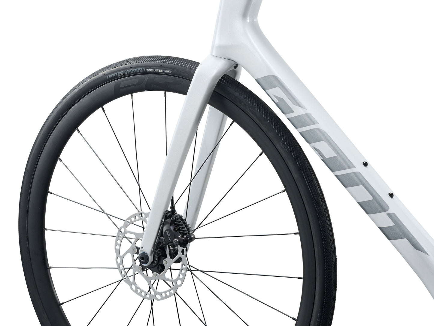 2027 Giant Defy Advanced 2 Men's Endurance Road Bike, Pearl White Image 6