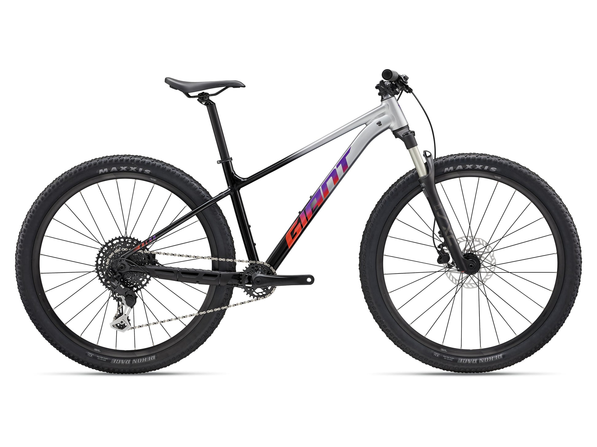 2027 Giant Talon 29 1 Men's Mountain Bike, Silver/Black image 2