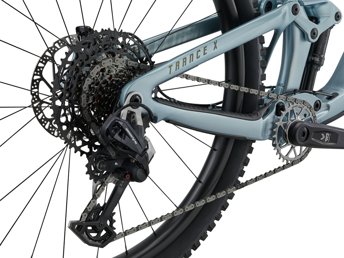 2027 Giant Trance X Advanced 2 Men's Mountain Bike, Cryo Silver image 3